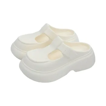 Thin Strips Slippers Women's Ecru