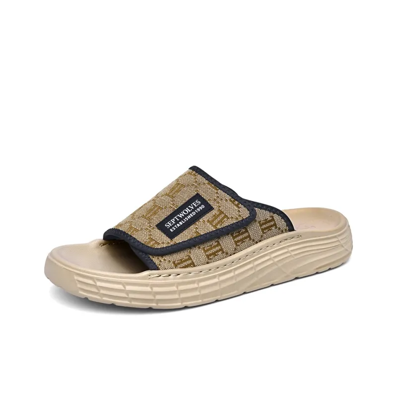 SEPTWOLVES Slip Resistant Quick Dry Cushioning Slide Slippers Men's-7