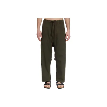 UMA WANG Casual Pants Men's Olive Green