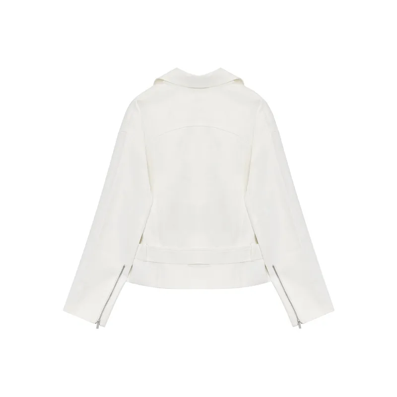 FIRELADY FUR Cropped Coat Women's Raw White-1