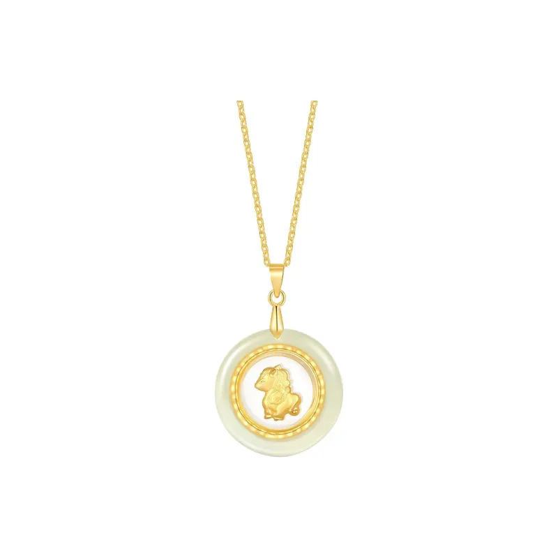 LIU GUI FU JEWELRY Hetian Jade Pendants White Jade Unisex-9