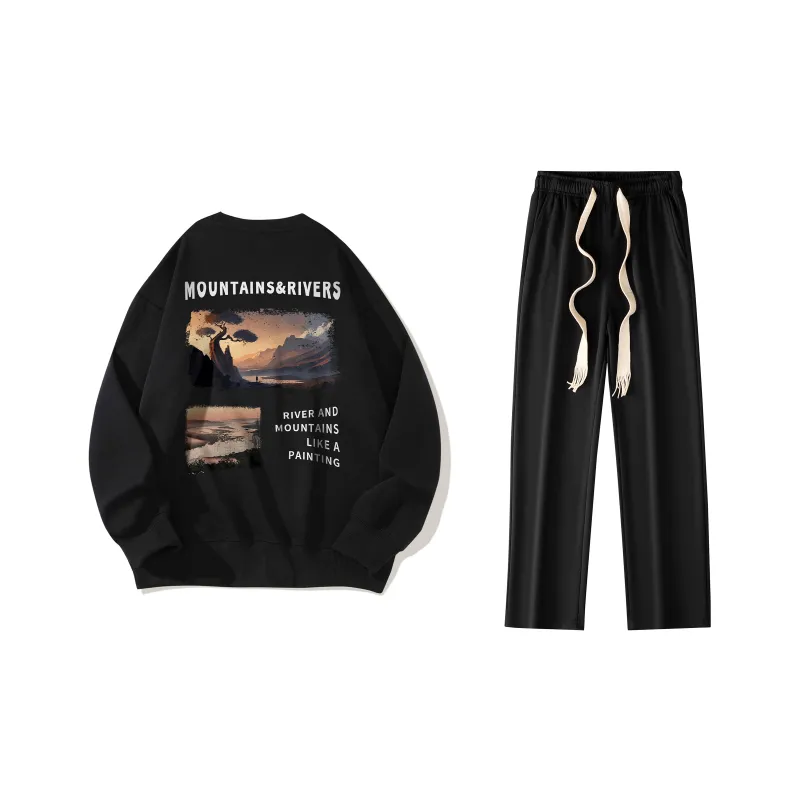 B.X Sweatshirt Sets Unisex-6