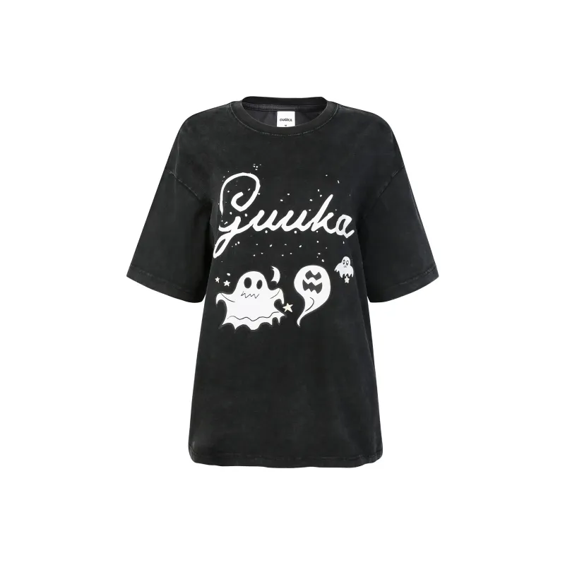Guuka T Shirts Women's Black-0
