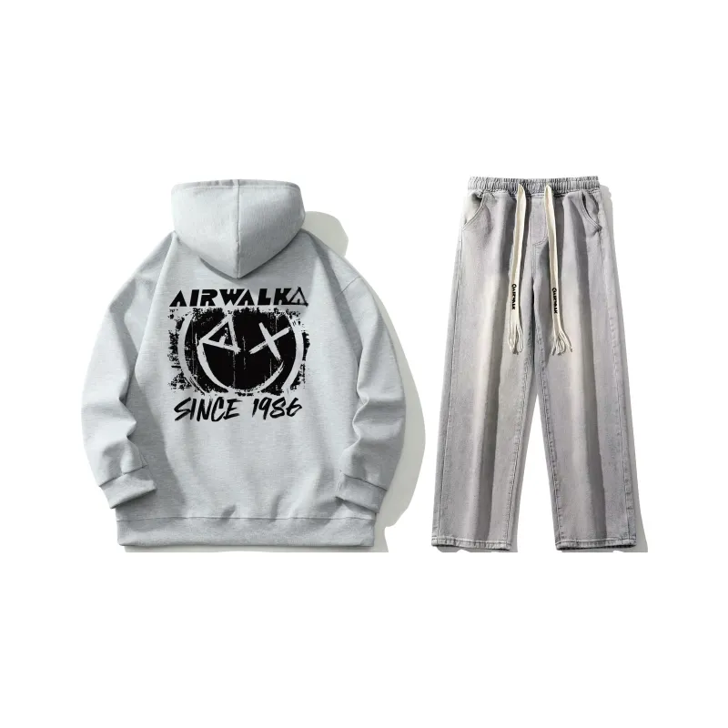 Airwalk Sweatshirt Sets Unisex-33