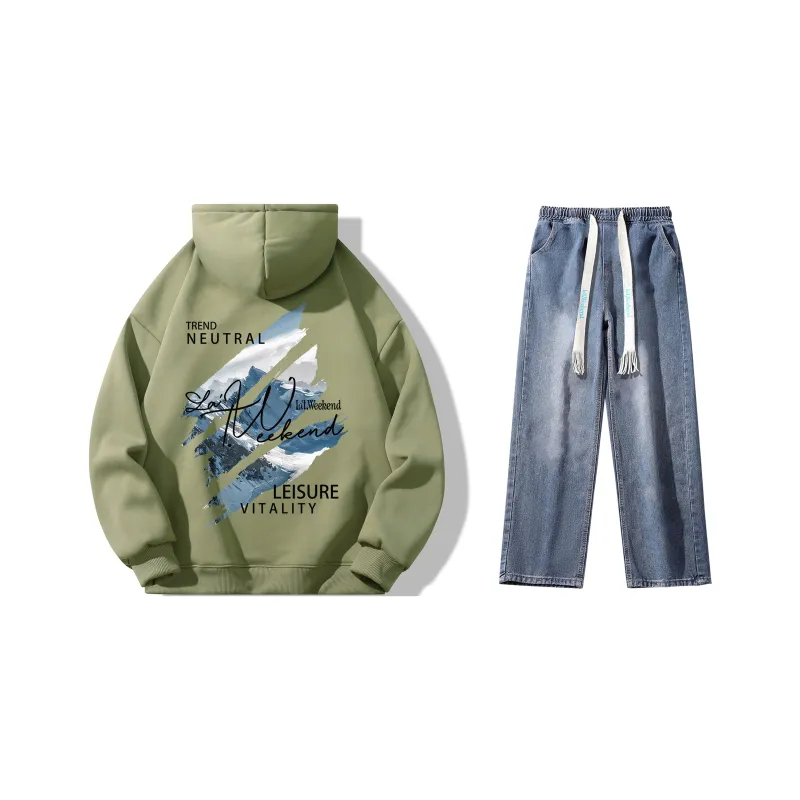LA'T.WEEKEND Sweatshirt Set Unisex-32