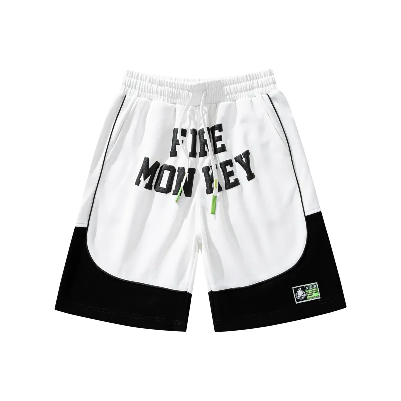 FireMonkey Sports Shorts Unisex White-0