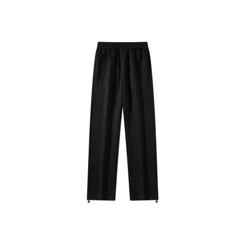 CSKS Casual Pants Unisex Black Baby's Breath