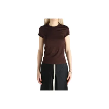 RICK OWENS/RO T Shirt Women's Mahogany