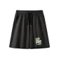 Black (M Smile Label Pants Center Logo)