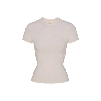 SKIMS T Shirt Women's Heather Oatmeal