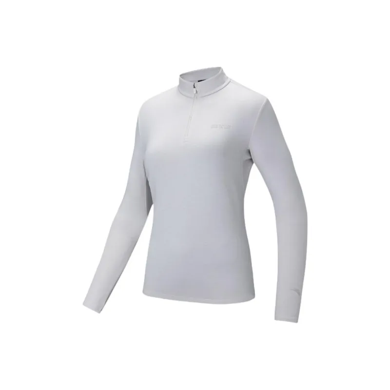 Anta Outdoor Collection T-Shirt Women's Oatmeal Gray-0