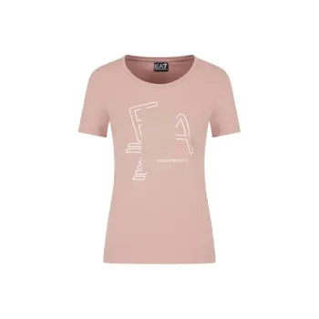 EMPORIO ARMANI EA7 Regular T Shirt Women's Pink
