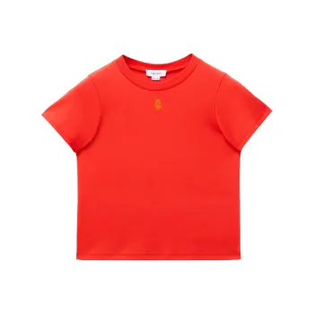 Alexander McQueen Skull Embroidered Crewneck T Shirt