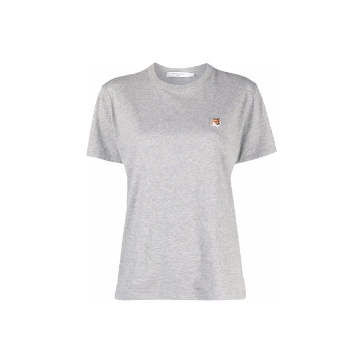 Maison Kitsune T Shirts Women's Gray-0