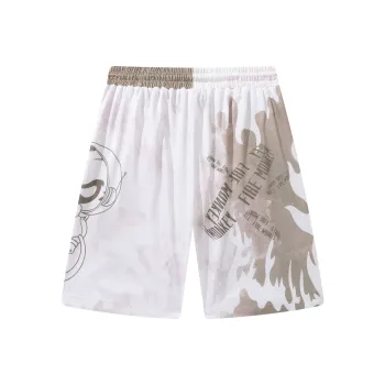 FireMonkey Basketball Shorts Unisex Ecru