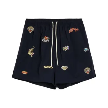 Ed Hardy SS24 Casual Shorts Men's Midnight Blue