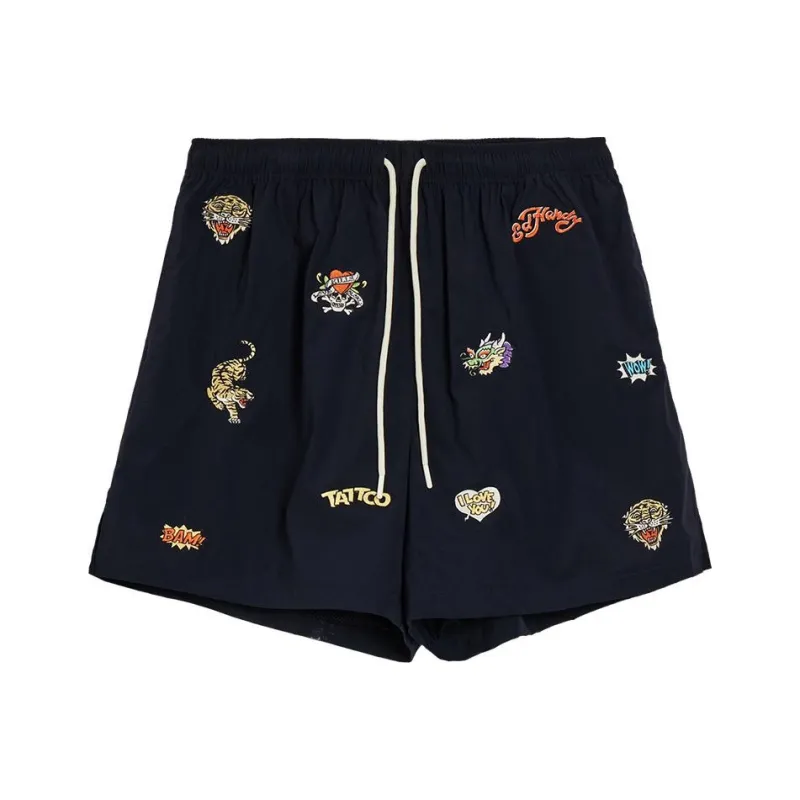 Ed Hardy SS24 Casual Shorts Men's Midnight Blue-0