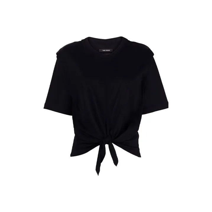 ISABEL MARANT Zelikia Tie-waist T-shirt-0
