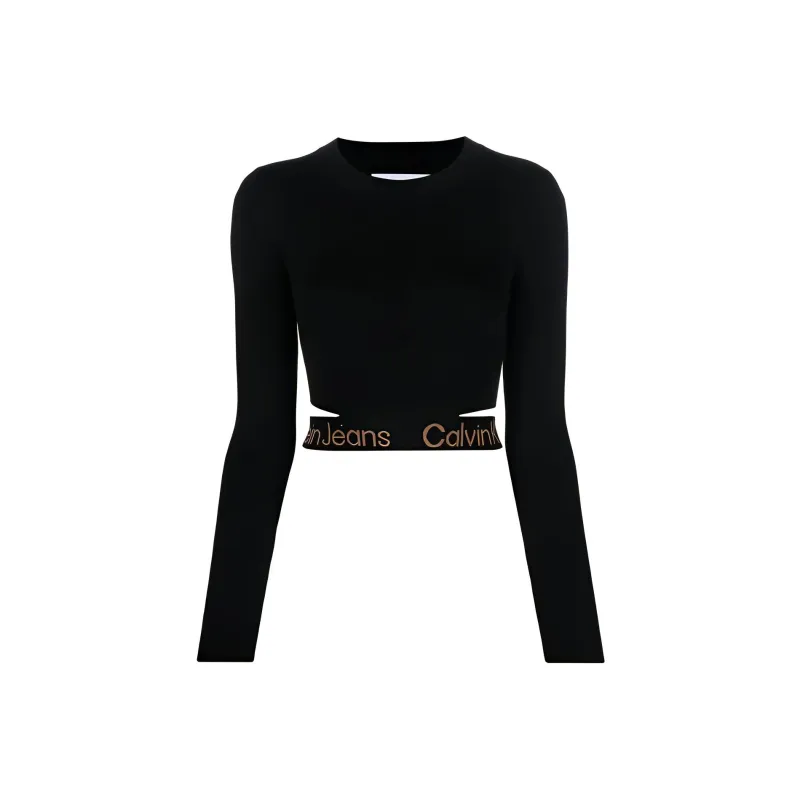 CK/Calvin Klein FW22 Long-Sleeved T-Shirt Women's Black-0