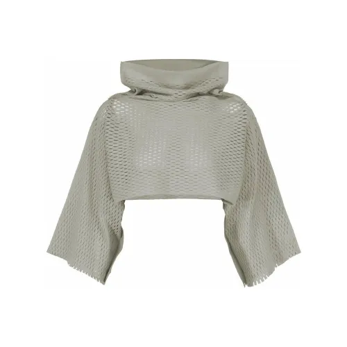 ISSEY MIYAKE Crop Tops Women's Gray