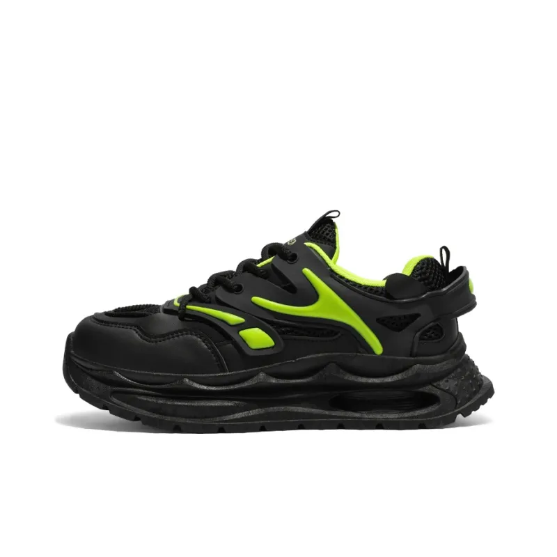 Magelly Shock Absorbers With Slip Resistant And Abrasion Resistant Properties Low Top Chunky Sneakers Men's-10