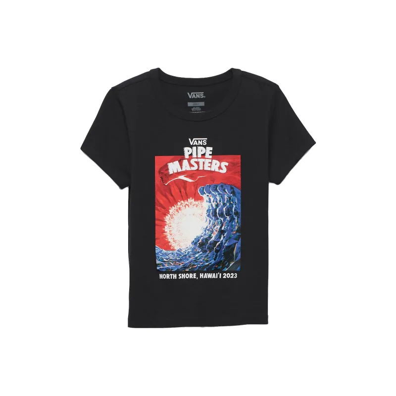 Vans PIPE MASTERS T-Shirts Women's Black-0