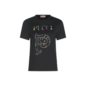 EMILIO PUCCI Logo print Cotton T shirt