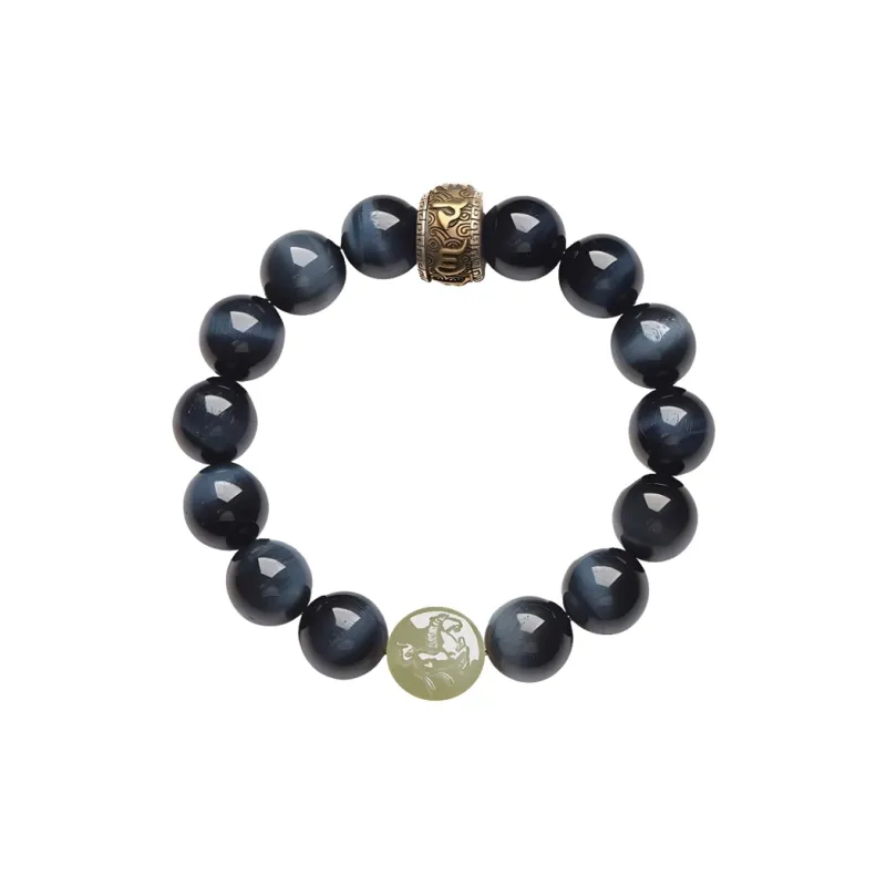 Yi Mingju Tiger's Eye Stone Bracelets Unisex-9