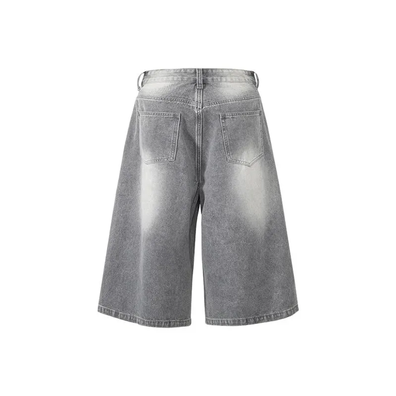 Dme Denim Shorts Unisex-4