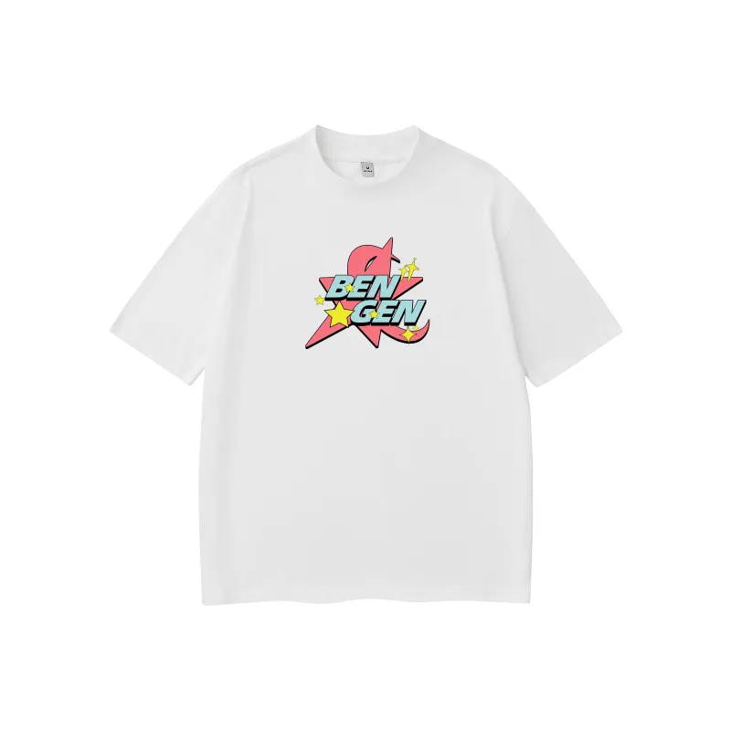 BENGEN Drop Shoulder Sleeve T Shirt Unisex-0