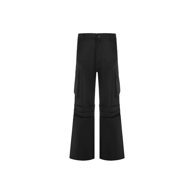 COOLALPACA Loose Fit Bootcut Casual Pants Unisex-0
