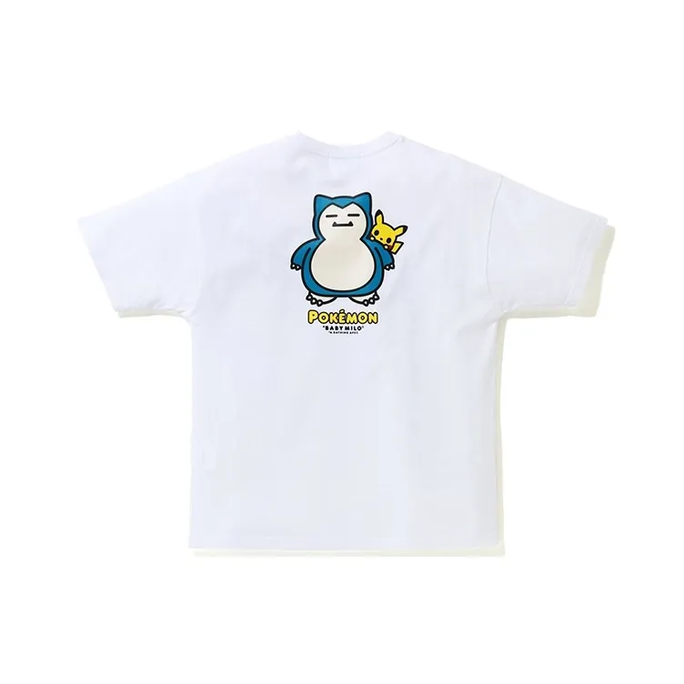 Bape X Pokemon Oversized Ladies Snorlax Tee #3 Black-2