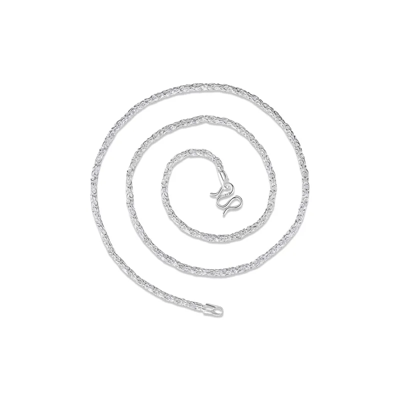 UZIID S999 Fine Silver Sterling Silver Necklaces Unisex-0