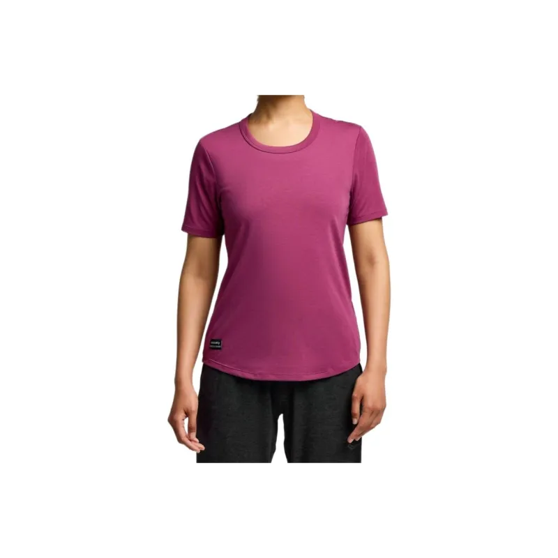 Saucony Triumph T-Shirt Women's Dark Pink-0
