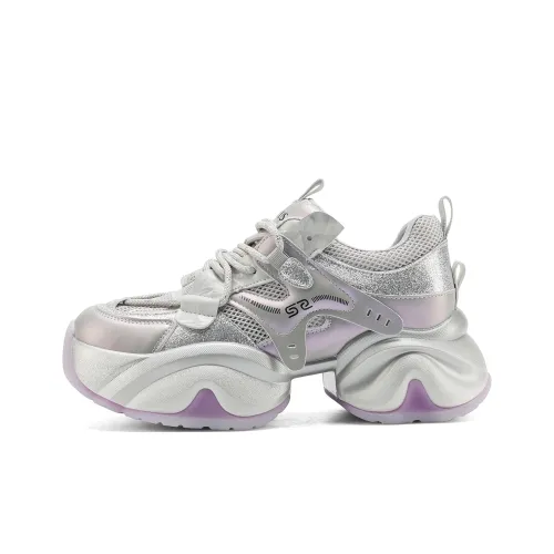 FIVE PLUS Anti Slip Wear Resistant Low Top Chunky Sneakers Women's