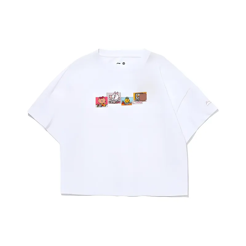 LINING T Shirts Women's White-0