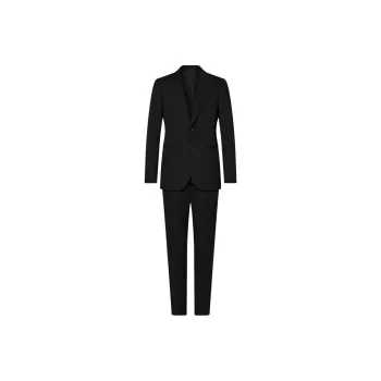 LOUIS VUITTON Single-Breasted Wool Blend Pont Neuf Suit