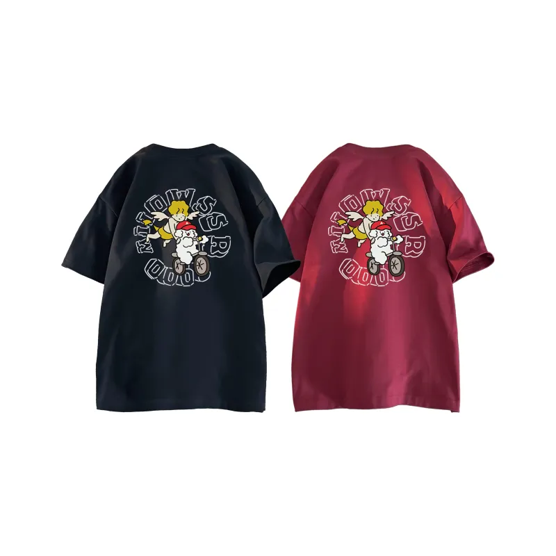 MIIOW Trend Party Series Short Sleeved T Shirts Unisex-27
