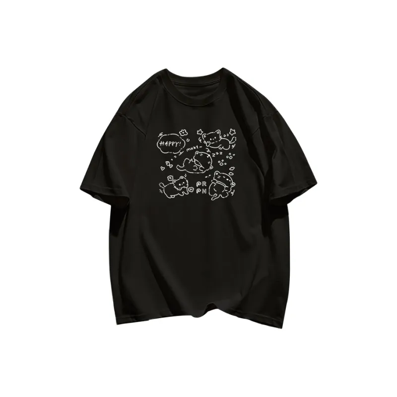 Cotton shopping T Shirts Unisex-14