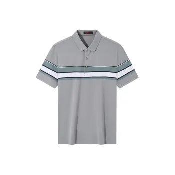 SEVEN Polo Shirt Men's Medium Gray