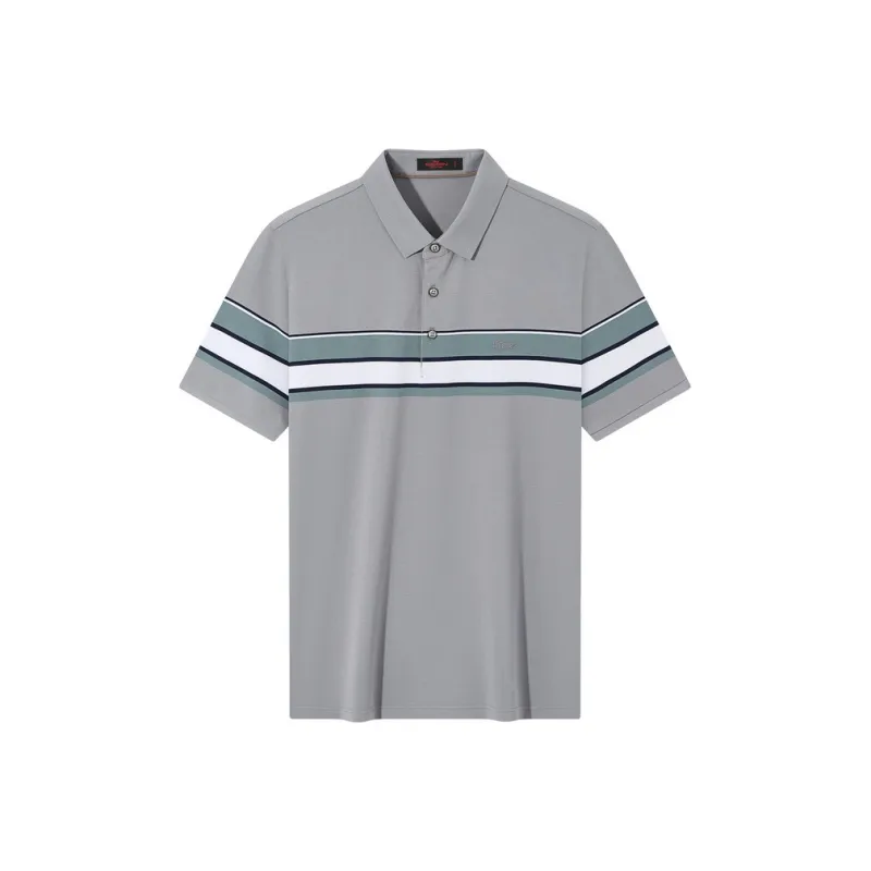 SEVEN Polo Shirt Men's Medium Gray-0