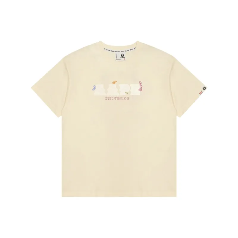 Aape Logo patch T shirt-2