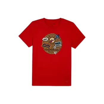 Marvel X COACH T-Shirts Women's Red