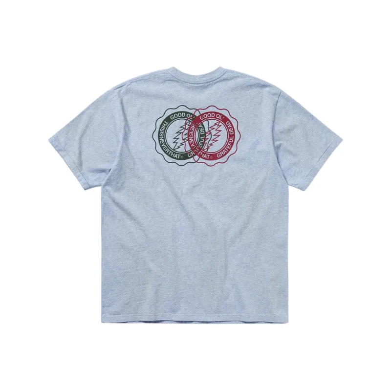 Thisisneverthat X Grateful Dead T Shirts Unisex Gray-1