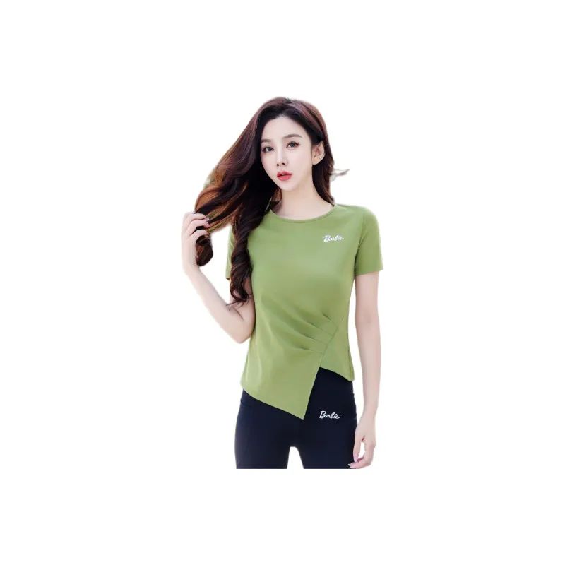 Barbie Yoga T Shirt Avocado Green-0