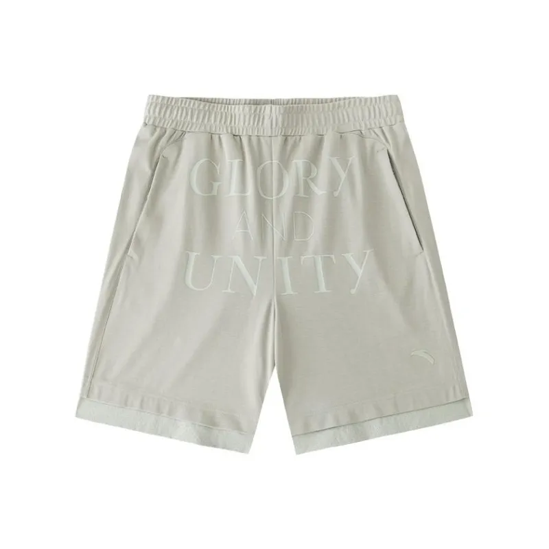Anta Life Collection Casual Shorts Men's Mushroom Gray-0