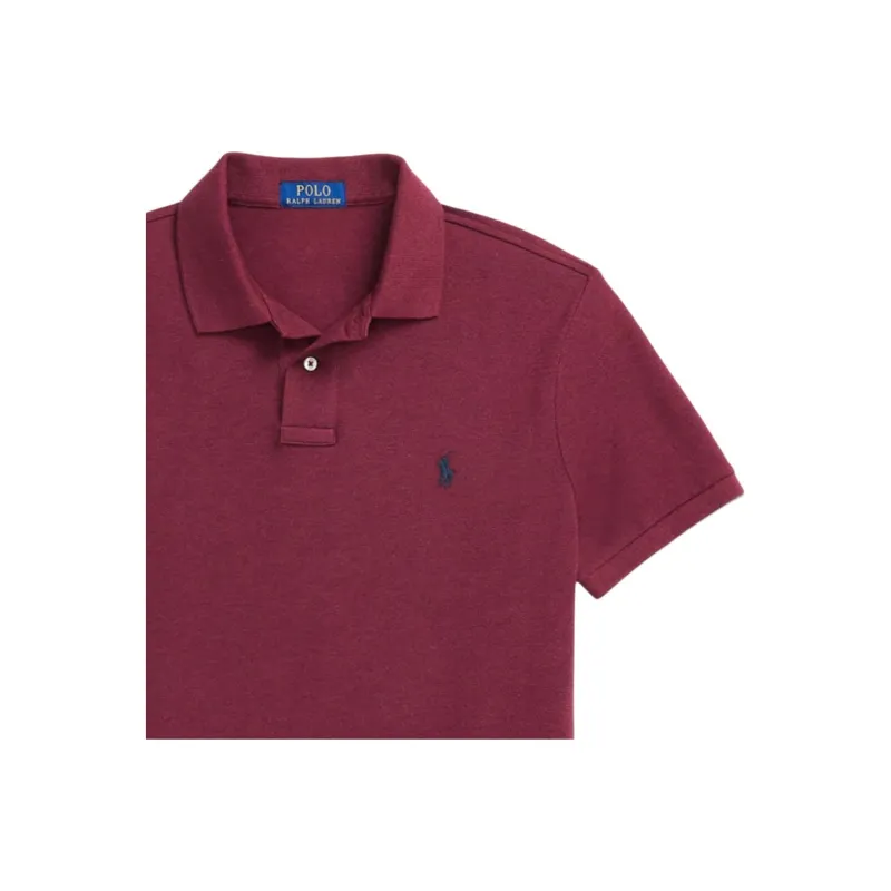 Polo Ralph Lauren SS25 Polo Shirt Men's Burgundy-3