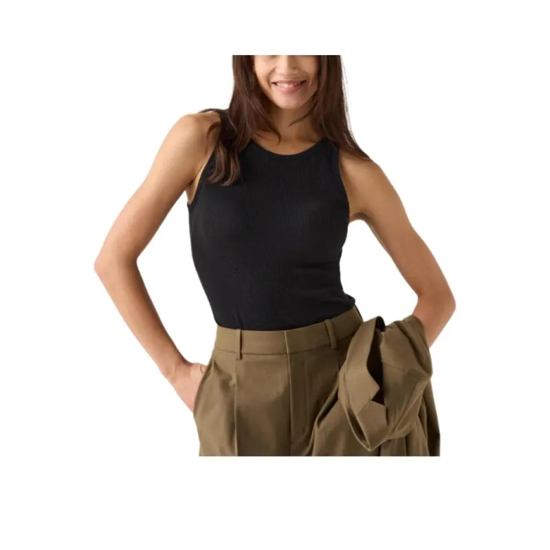 UNIQLO Tank Tops Women's Black-0