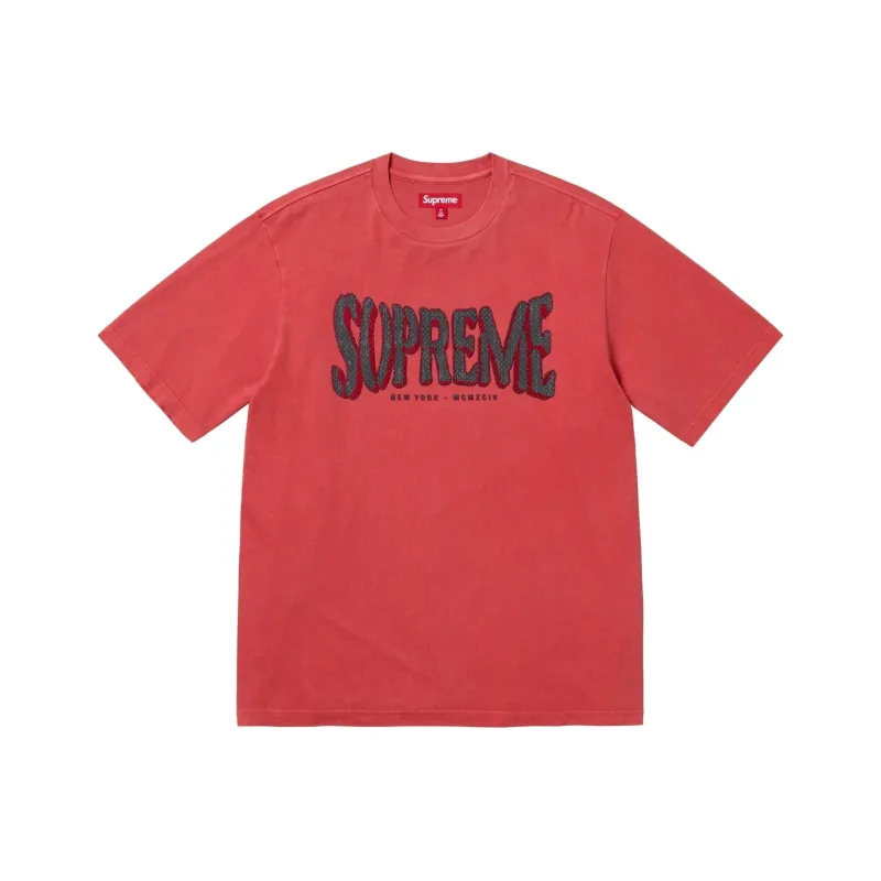 Supreme Flocked Washed S/S Top-7