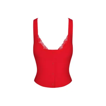 SKIMS Valentine's Day Collection SS25 Tank Tops Women's CHERRY/Cherry Red
